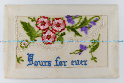 R713531 Seidenpostkarte. Yours for Ever. Fabrikation Francaise