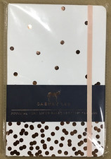 Lined Journal 8.5" x 5.5" Rose Gold Dot - Dabney Lee (Hardcover) NEW 📖