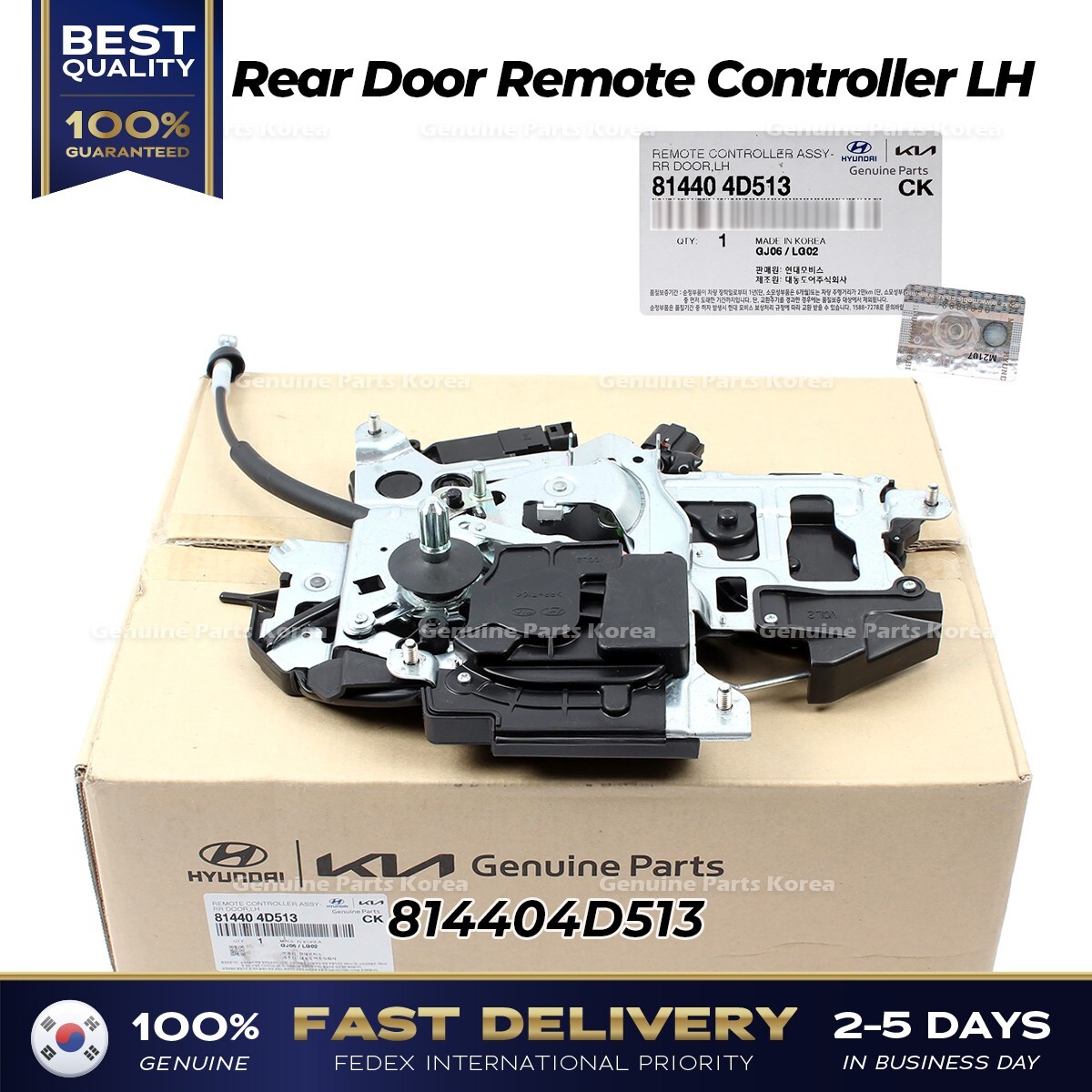 ⭐Genuine⭐ Rear Door Remote Controller LH 814404D513 for Kia
