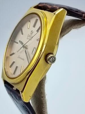 Auth Omega Seamaster Gold-Plated 35mm Cal.1342 Swiss Quartz Auth Omega Seamaster Gold-Plated 35mm Cal.1342 Swiss Quartz