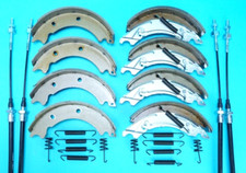 200x50 Trailer Brake Shoes & Cables Kit for Knott HB510 Horsebox IFOR WILLIAMS