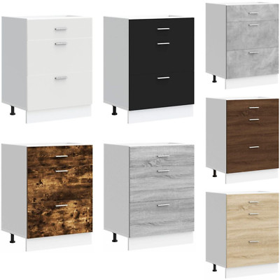 Küchenunterschrank Home Storage Schrank Küchenaufbewahrung mit 3 Schubladen