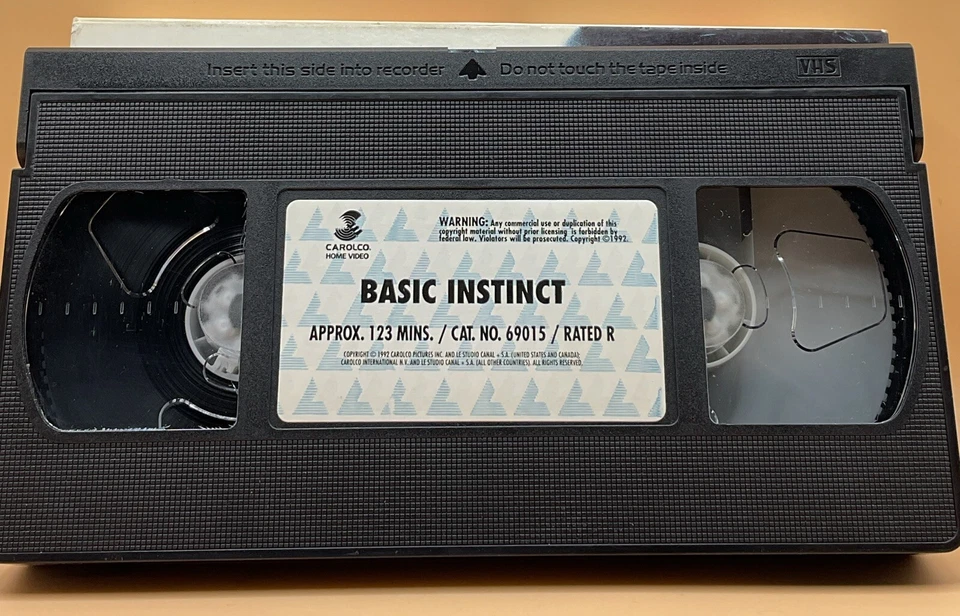 Basic Instinct VHS 1992 Michael Douglas **Buy 2 Get 1 Free** - Image 3 of 3