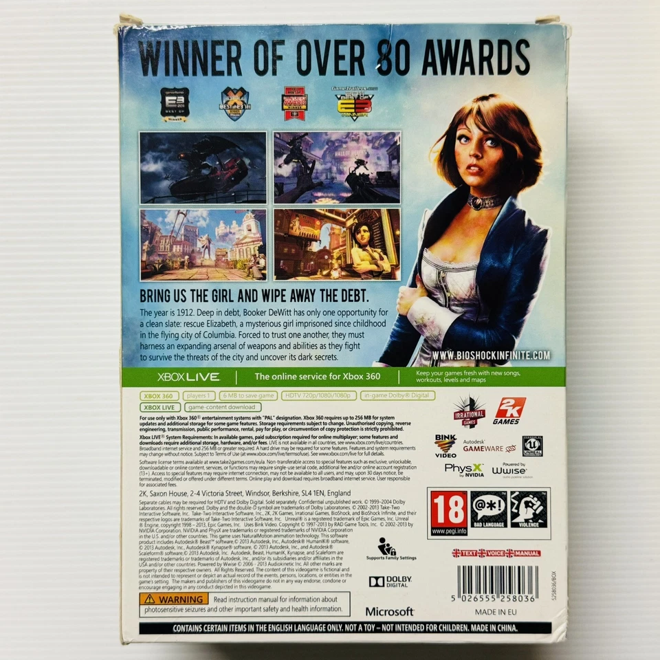 BioShock Infinite Premium Edition Xbox 360, Video Game Complete, PAL, Free Post - Image 2 of 4