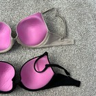 Victoria Secret Pink Wear Everywhere Push Up Bra Bundle 32D Black Tan Nude Beige — photo 7