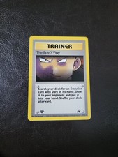 Pokémon Team Rocket 1st Edition Regular Finish The Boss's Way 73/82 LP-NM OC908