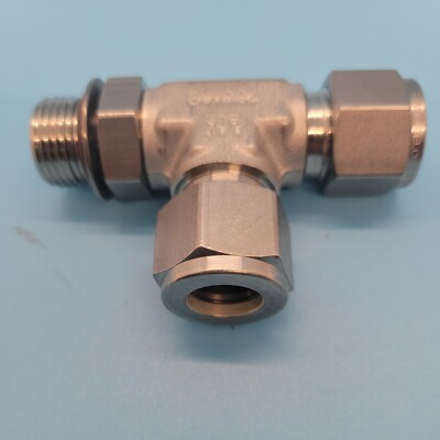 Swagelok SS-810-3TRT Positionable Male Run Tee 1/2'' OD Compression Fitting NOS
