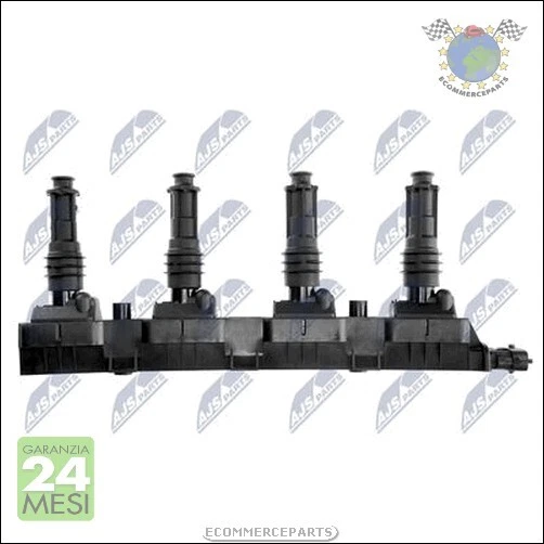 Bobina accensione AJS per OPEL MERIVA A CORSA D C ASTRA H G TIGRA COMBO AGILA P - Immagine 3 di 4