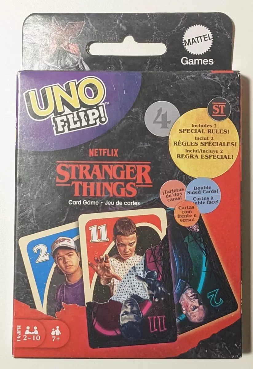 UNO FLIP, Family Card Game, with 112 Cards, Makes a Great Gift for 7 Year  Olds and Up