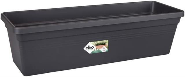 Elho Green Basics Trough Planter  - 60cm - Black/Living Black