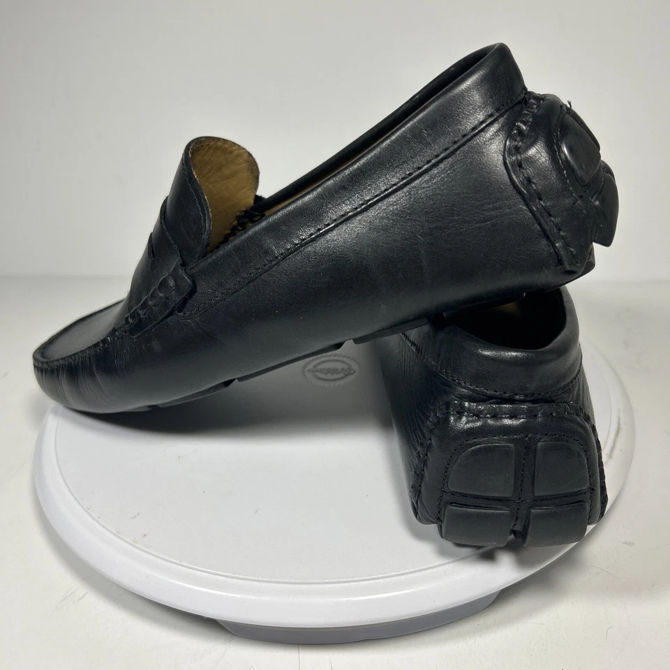 Vince Camuto Men's Esmail Loafer Size 9.5 M Penny Driving Shoe Black Leather - Image 3 of 4