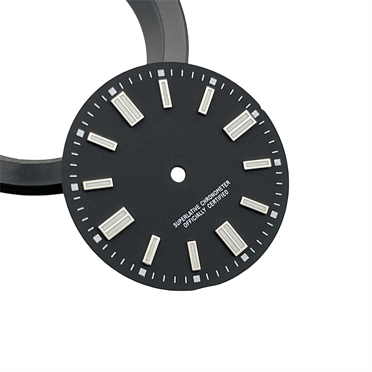 Quadrante Orologio Metallo Verde Brillante 28.5mm Per Movimenti NH35 NH36 4R 7S