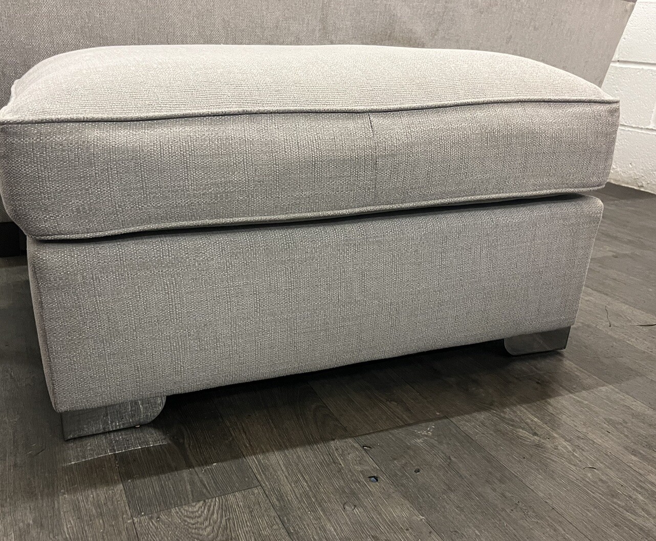 Footstool Large Grey Furniture Village Ex Display eBay