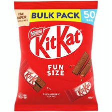 Nestle Kit Kat Original 14g Bars Bag of 50 Pieces 700g Total