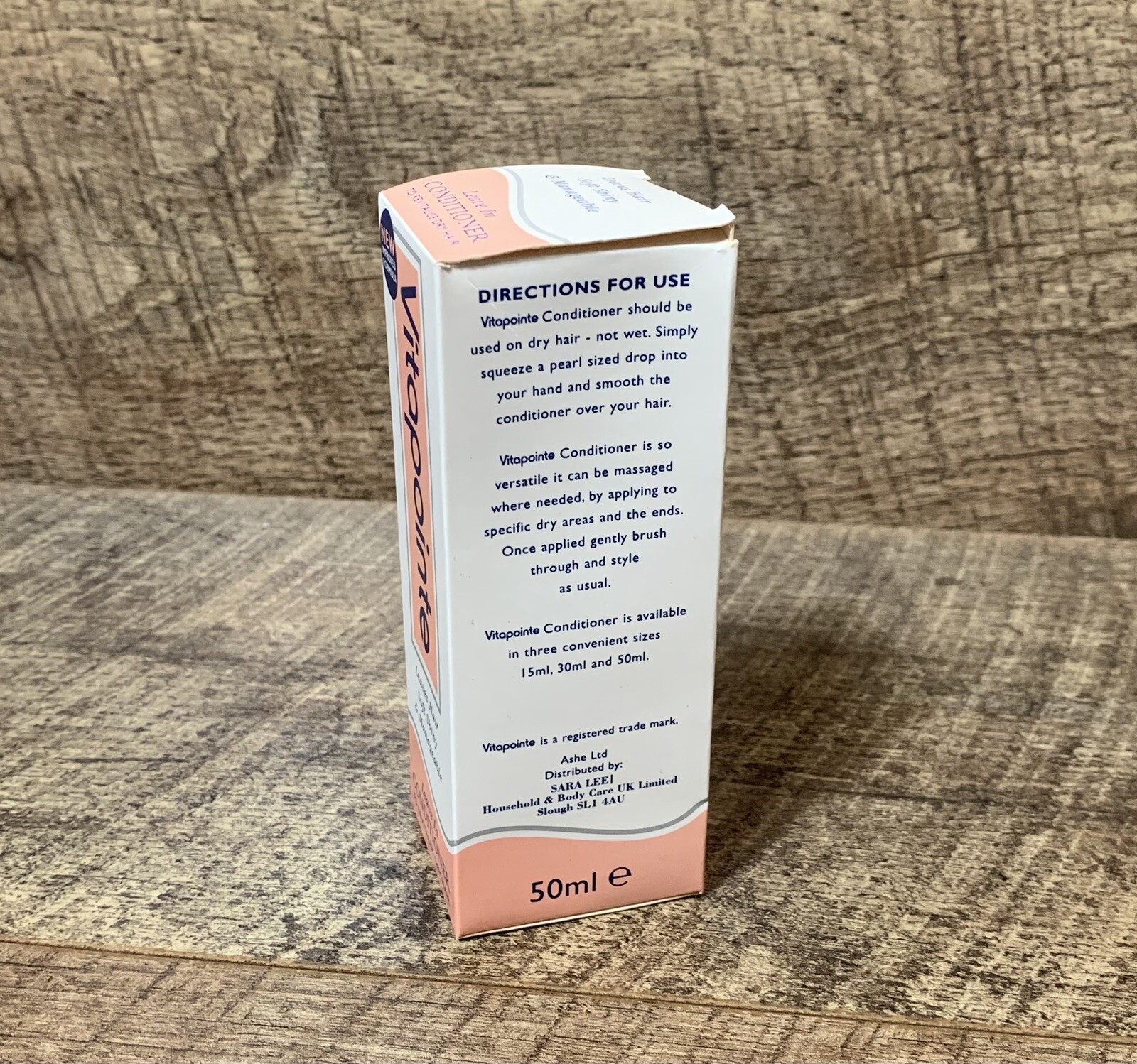 Vitapointe Leave In Conditioner To Revitalise Dry Hair 50ml