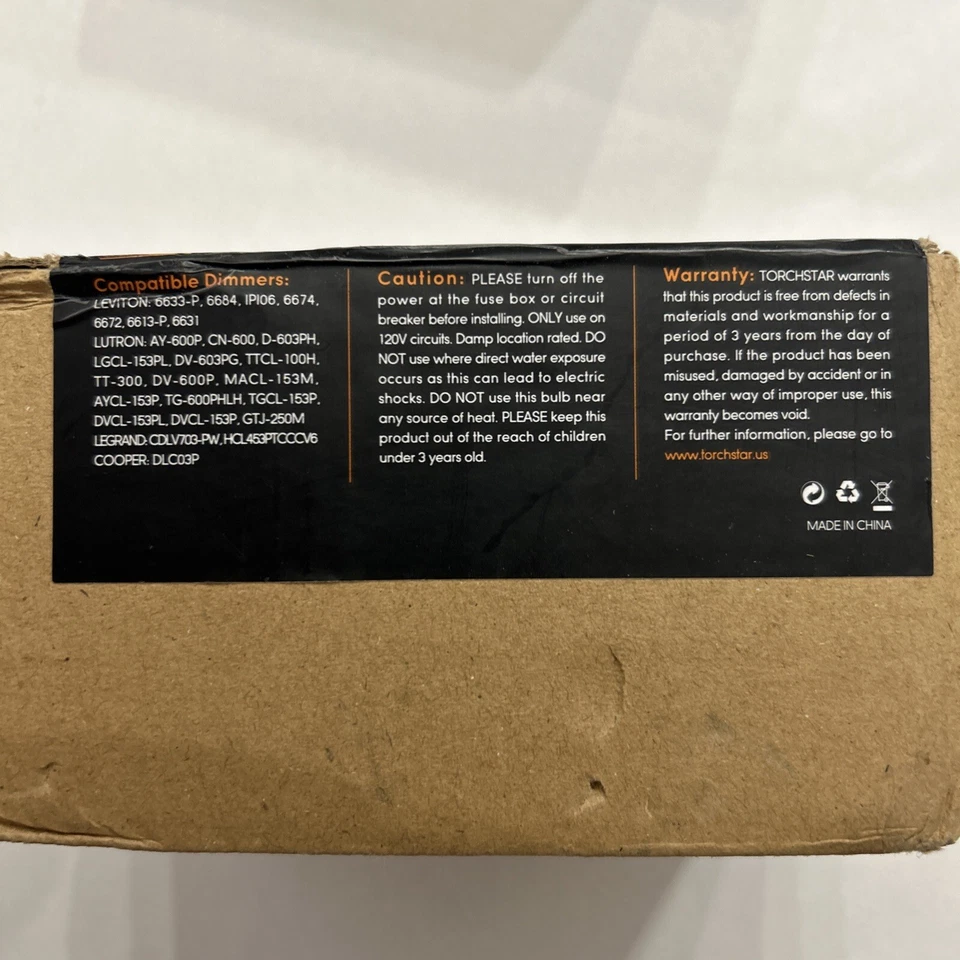 6 Pack PAR16 LED Dimmable Bulb, 3000K, 50 Watt Equivalent - Image 2 of 2