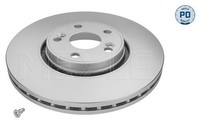 2X Meyle Bremsscheibe MEYLE-PD: Advanced Performance And Design. 16-15 521 0044/