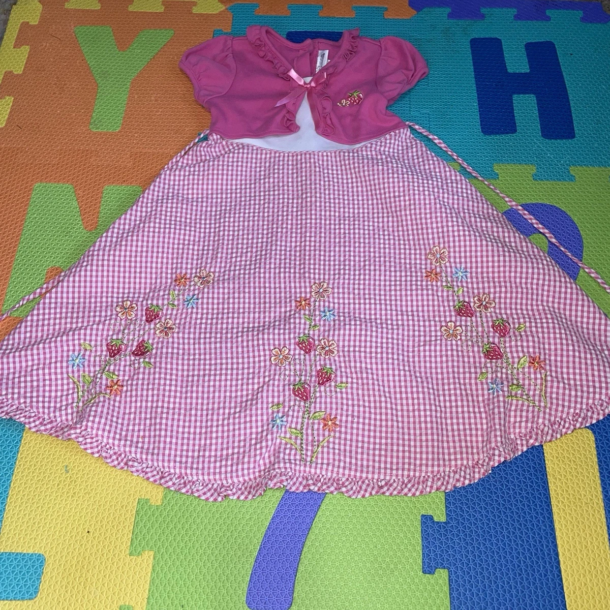 Robe Fille Youngland Bleu Manches Longues Taille 7 – Occasion Quotidien Hiver