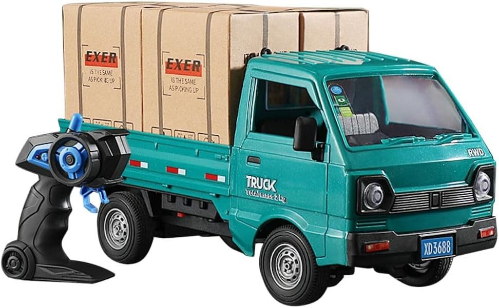 DEERC 1:10 KEI TRUCK RWD 軽トラック　ラジコンカー Remote Control Car Kei Truck, 1:16 Scale RC Transport Pickup Truck