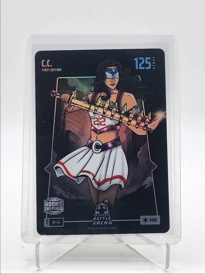 CAITLIN CLARK C.C. 2024 BATTLE ARENA FIRST BATTLEFOIL ROOKIE STEEL RC Q5918