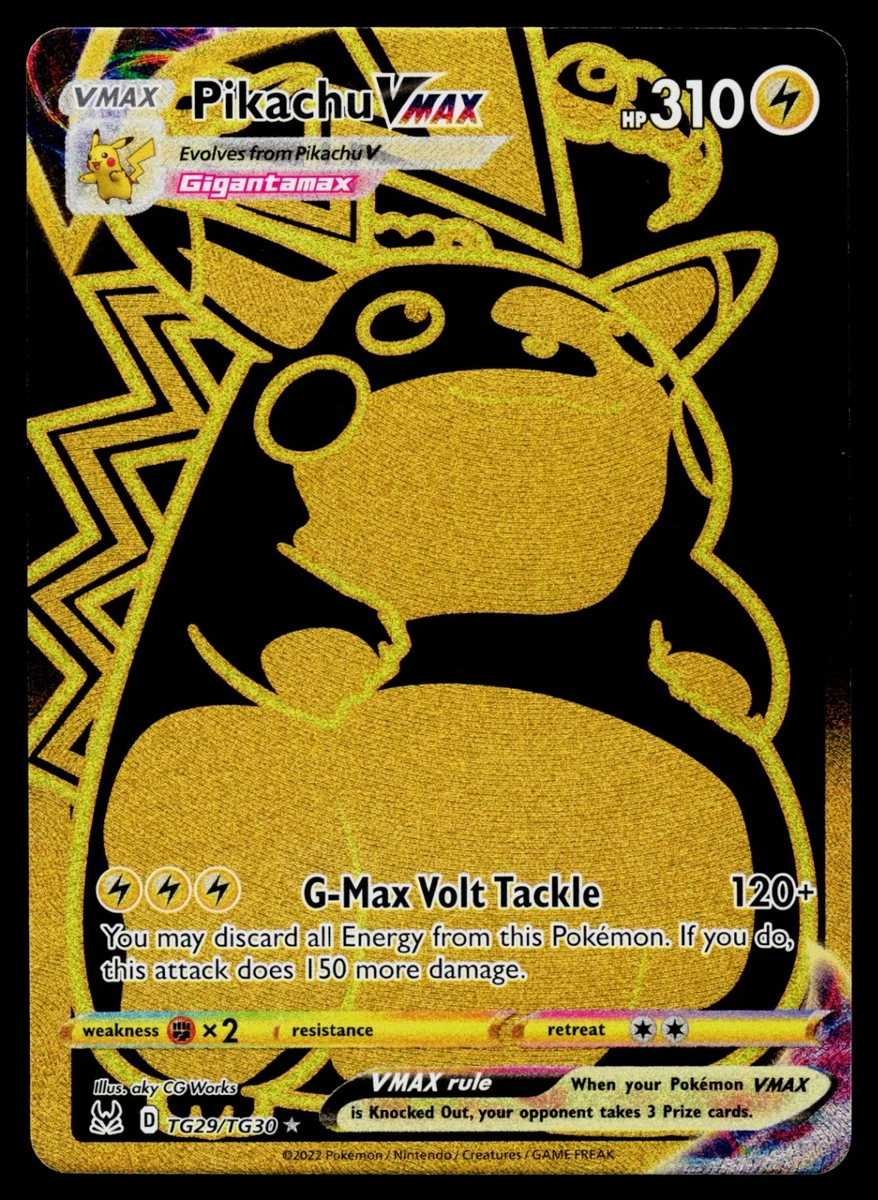 Pikachu VMAX UR TG29/TG30 ピカチュウ　英語版 Pikachu VMAX TG29/TG30 Swsh11: Lost Origin Trainer Gallery for