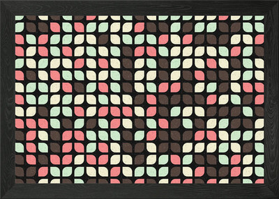 Geometrisches Muster gerahmtes Wandbild Poster Leinwanddruck Bild