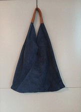 Women's Slouch Genuine Suede Leather Shoulder Tote Bag Ladies Shoulder HandBags