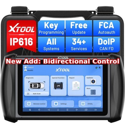 2026 XTOOL IP616 Key Programmer OBD2 Scanner Full System Diagnostic Tool CAN FD