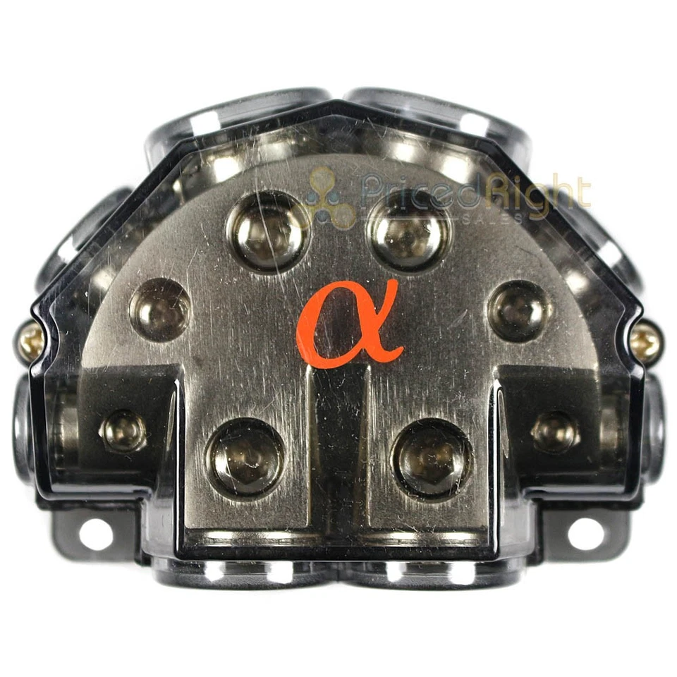 Alphasonik Distribution Block 2 In (1/0 or 2) & 6 Out (1/0 or 2 or 4 or 8) AWG - Image 2 of 4