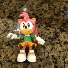 Sonic The Hedgehog CLASSIC AMY Rose Figure Toy Doll Jazwares 2011 3” Sega