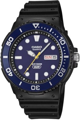 CASIO MRW-230H-2EV Quartz Watch Navy Blue Bezel