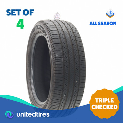 Set of (4) Used 235/50R19 Michelin Defender 2 103H - 7-9/32 (17ICE)