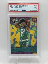2016-17 Panini Court Kings Jaylen Brown Level 3 #153 Rookie Card PSA 9 MINT RC. rookie card picture