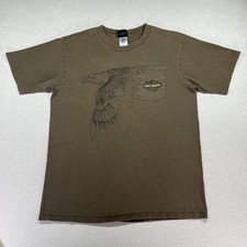 VTG Harley-Davidson Shirt Mens XL Eagle Graphic Tee Made in USA Biker Harrisburg