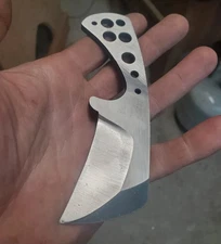 LOT OF 50 CUSTOM HANDMADE D2 TOOL STEEL BLANK BLADES FOR KNIFE MAKING SUPPLIES