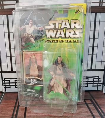 Star Wars POTJ Eeth Koth mit Autogramm Hassani Shapi von der POTF 2023