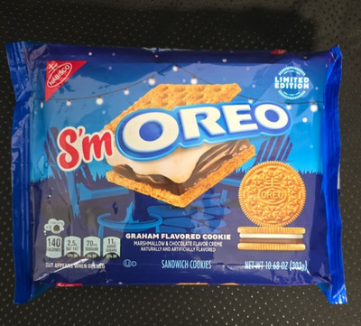 S MOREO S mores Limited Edition Oreo Sandwich Cookies 10.68oz Smores smoreo