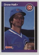 1989 Donruss Drew Hall (*Denotes on Back) #522 1f17
