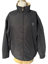Izod Outerwear Jacket Men’s Size XL Black Jacket 5 Pockets Fleece Lining