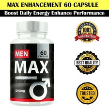 Men Max Enhancement Pills Performance  Drive Pills for Male Support NEW