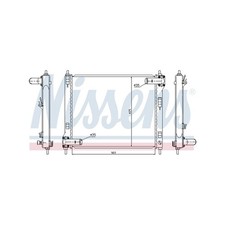 Radiateur Nissan Pulsar