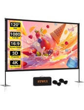 Outdoor-Projector-Screen-with-Stand - 120 inch Portable Projector Screen