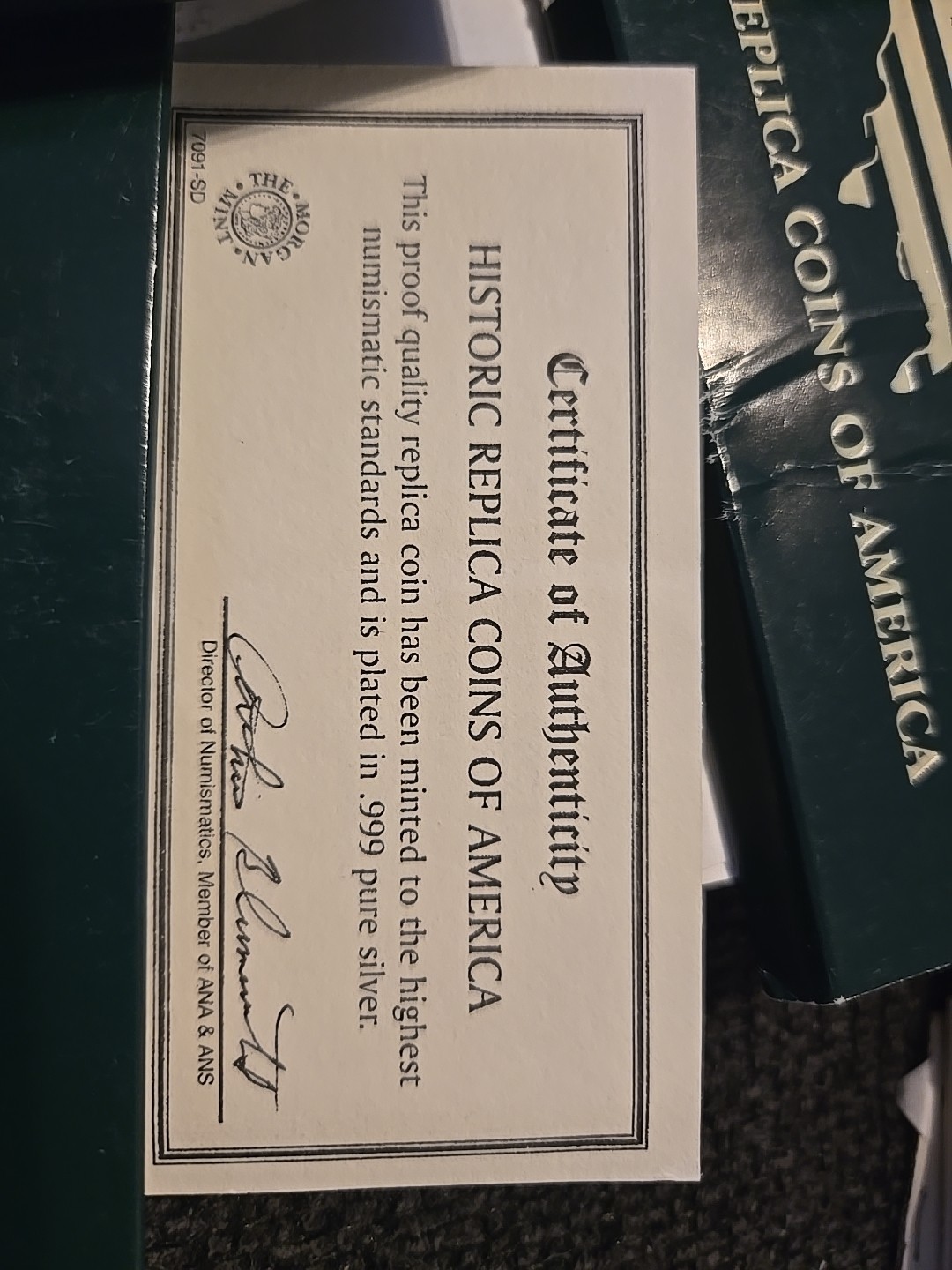 LOT Of Classic Replica Coins of America .999 silver plated