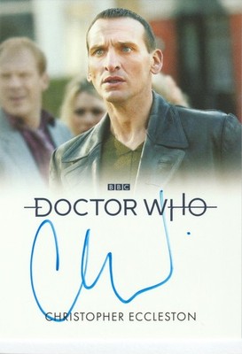 Dr Who Serie 1-4 Christopher Eccleston Rittenhouse Full Bleed Autogrammkarte