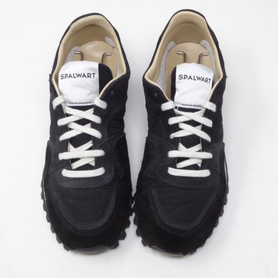 SPALWART Marathon Trail Low Black Suede Nylon Sneakers Womens Size