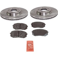 Front Brake Disc Rotors and Pads Kit for Kia Forte Niro EV Seltos Veloster Kona