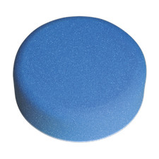 Image of Sealey Buffing Polishing Foam Head Hook Loop 150 50mm Blue/Soft PTCCHV150B