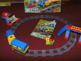 LEGO Ville Duplo Train Starter Set 5608 Original Packaging BA Diesel Locomotive w/ Motor Sound TOP