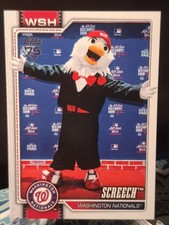 2026 Topps Celebration Screech Washington Nationals Mascot #M-13 Mascot Card