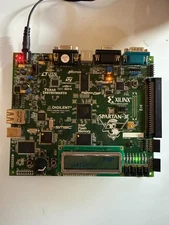 Digilent Spartan 3E Starter FPGA Spartan-3E Board with DLC10 USED